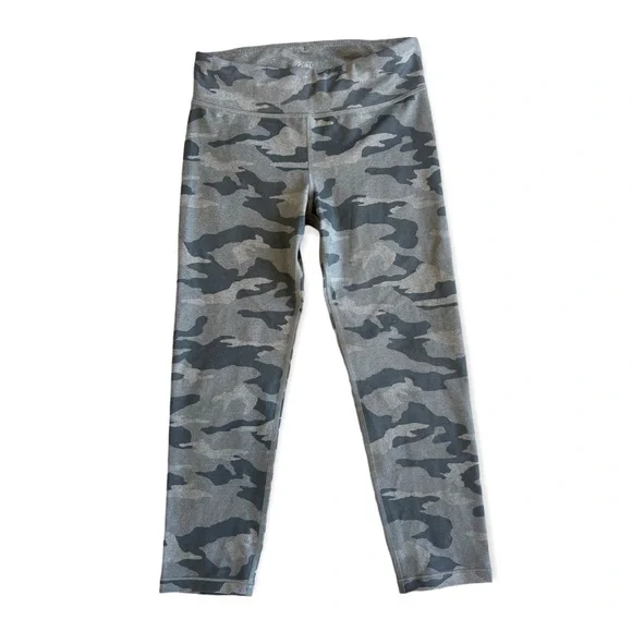 Athleta Girl • Gray Camo Printed Chit Chat Tight Leggings • Size XXL/16 - Picture 6 of 11